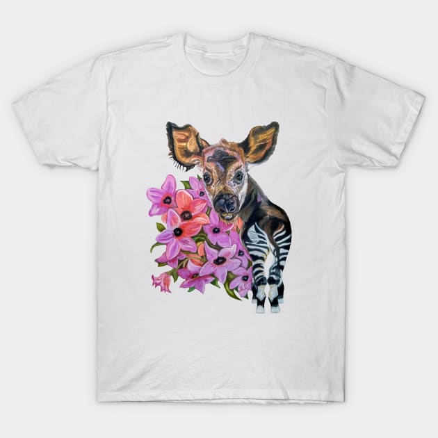 Baby Okapi T-Shirt by mariasibireva